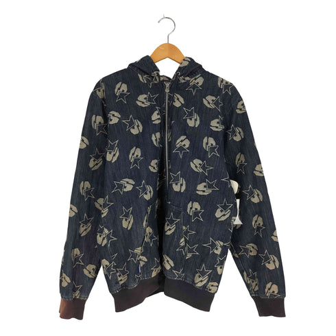 サンタスティック SANTASTIC S.STAR DENIM ZIP HOODIE Sスター デニム ジップ フーディー メンズ JPN:L